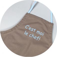 Tablier enfant "C'est moi le chef"