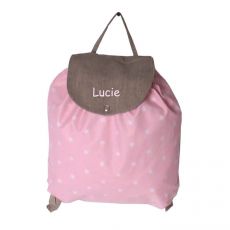 Sac à dos enfant rose Etoiles