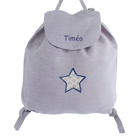 Sac école maternelle Gris Tom