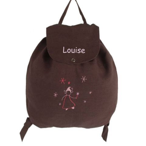 Sac à dos personnalisé Chocolat Fée