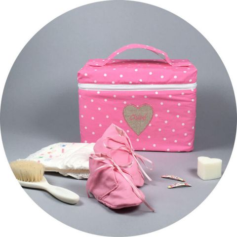 Trousse de toilette enfant imprimée Lola