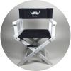 Fauteuil metteur en scène enfant Bleu Nuit Diablotin blanc