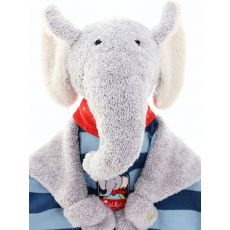 Peluche personnalisée Zebulon l'Eléphant 