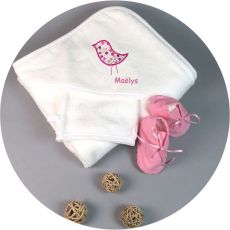 Serviette de bain bébé Saperlipopette