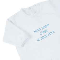 Pyjama bébé mixte Mon Papa c'est le plus fort