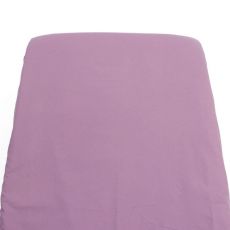 Drap housse lit bébé prune