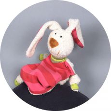 Doudou personnalisé Léontine la Lapine