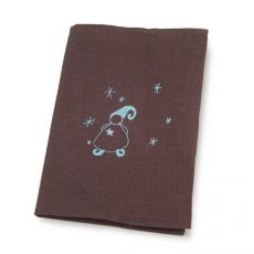 Protège carnet de santé garçon marron Magicien