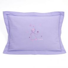 Housse de coussin lit bébé Lilas Fée