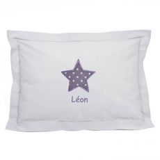 Housse de coussin originale Gris Perle Comic Strip 