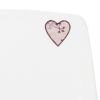 drap-housse-lit-bebe-cœur-rose-prune