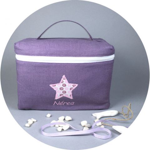 trousse-de-toilette-bebe-fille-prune-etoile-rose