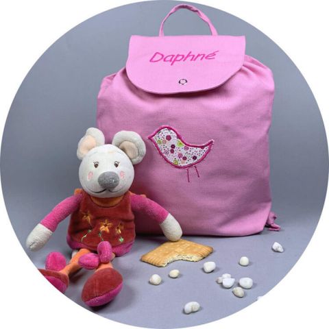 sac-a-dos-enfant-rose-oiseau