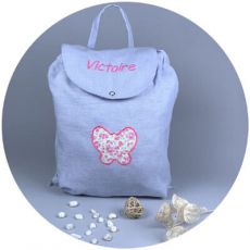 sac-a-dos-enfant-gris-papillon-rose