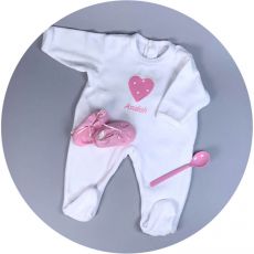 pyjama-bebe-coeur-rose-pois