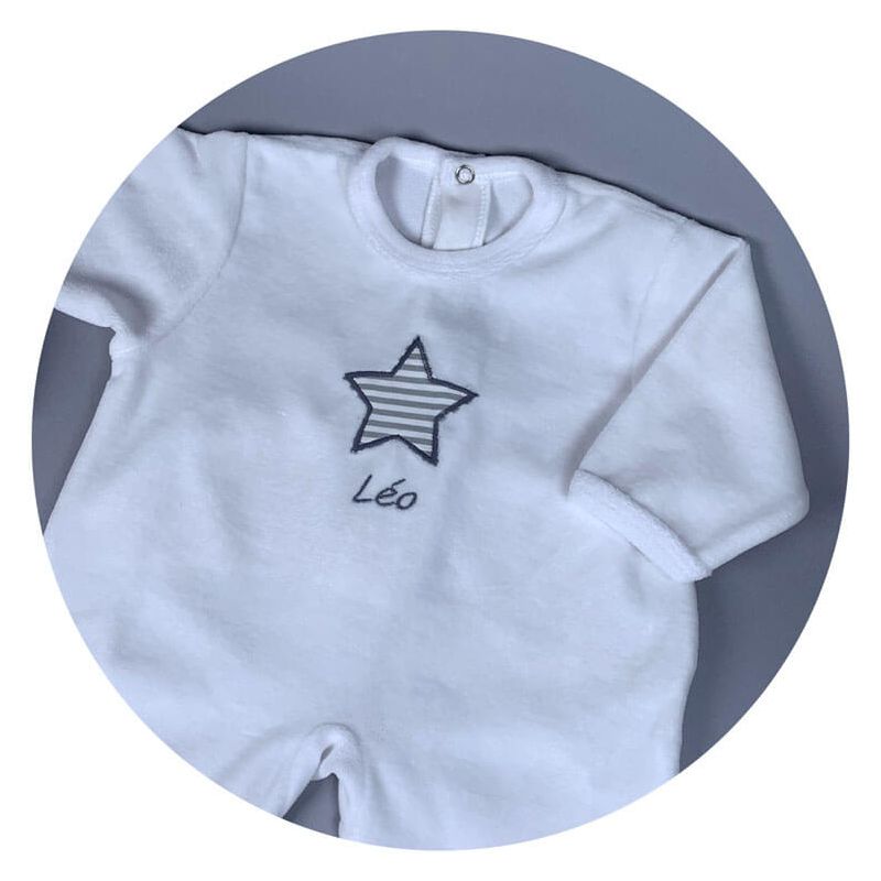 Pyjama bébé Petit ange personnalisable - Le Monde de Bibou