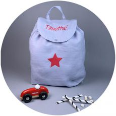 Sac enfant Gris Etoile