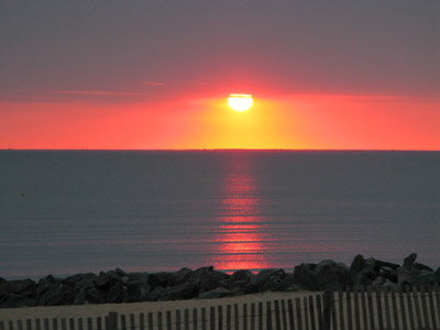 Coucher Soleil Balade En Roulotte