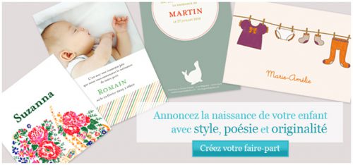 faire-part de naissance originaux