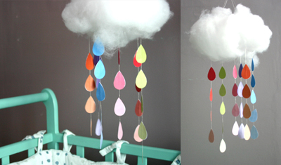 DIY: mobile enfant nuage à faire soi-même