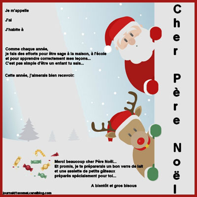 Écrire au père Noël en français, c'est facile ! - EFBA