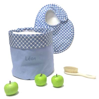 Corbeille bébé Apple Pie, Corbeille de toilette, panier bébé