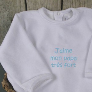 Pyjama j'aime mon Papa
