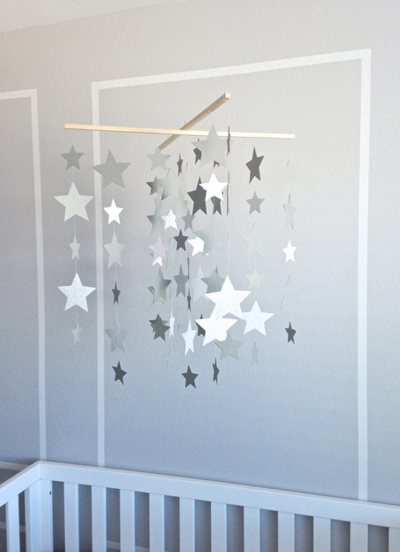 DIY mobile etoiles